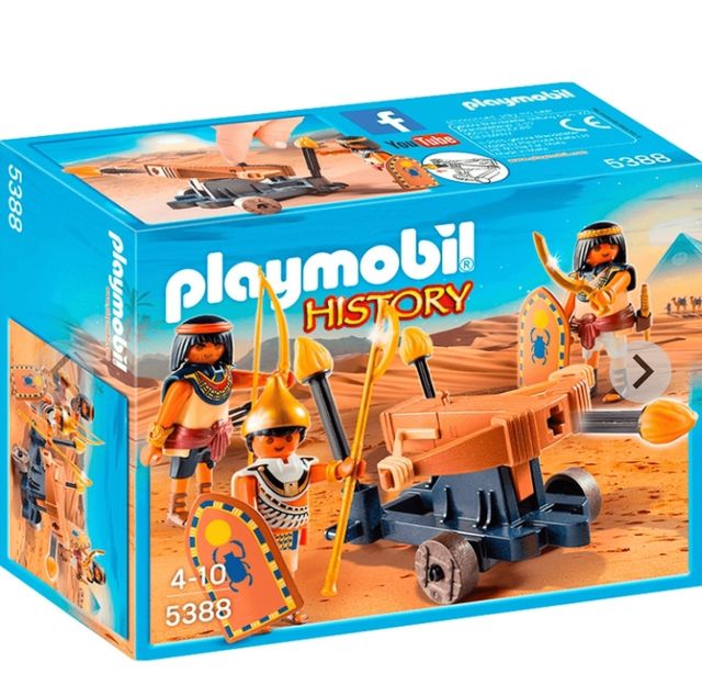 Egipcios con bayesta playmobil