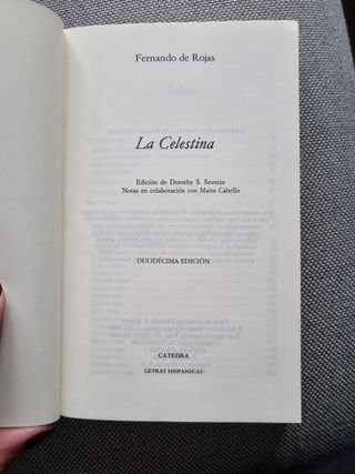 La Celestina (COLECCION LETRAS HISPANICAS) (Letras Hispanicas, 4) (Spanish Edition)