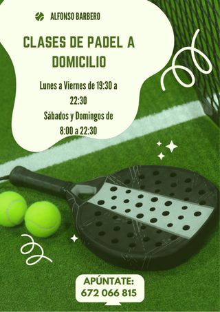 CLASES DE PADEL A DOMICILIO EN MADRID
