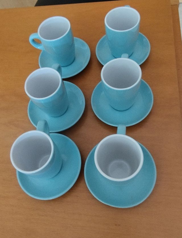 Juego de 6 tazas de cafe