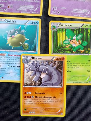 Pack 5 cartas pokemon Vintage