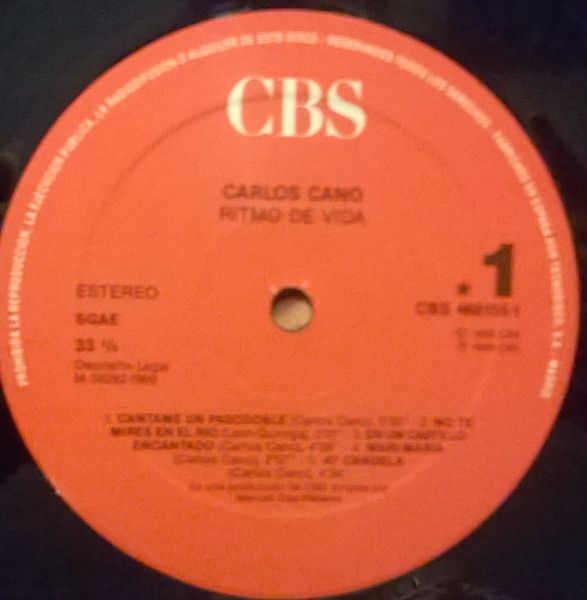 Carlos Cano. LP 1989.