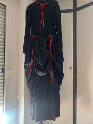 Disfraz black lady  novia muerte