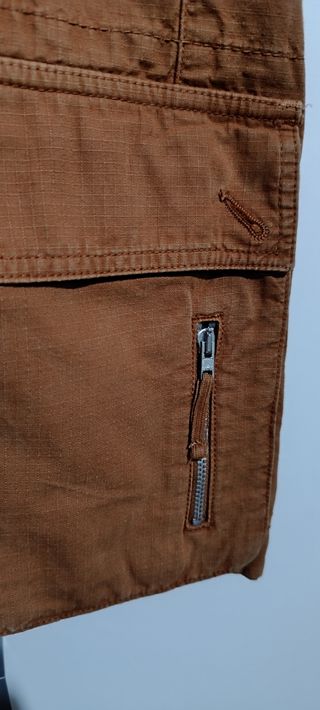 Bermuda uomo arancio mattone