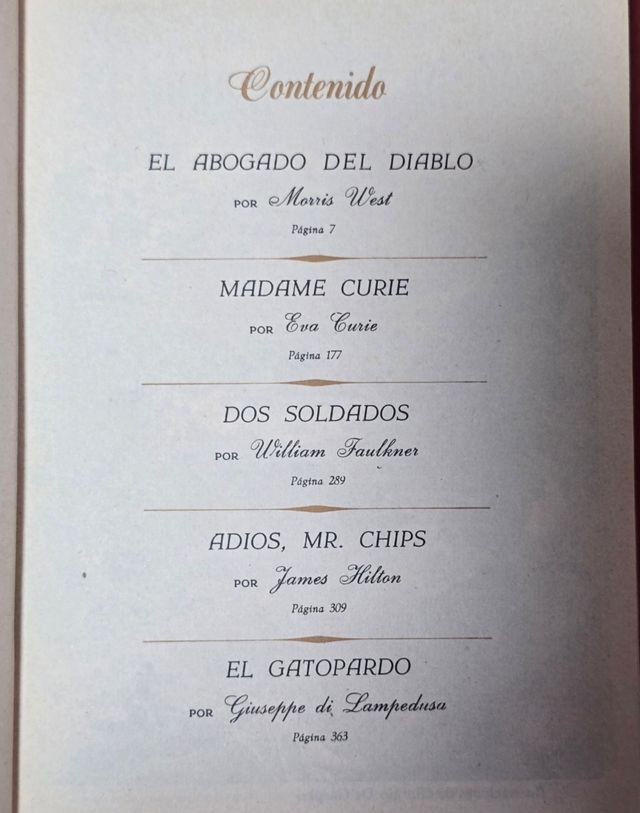 OBRAS CONTEMPORÁNEAS