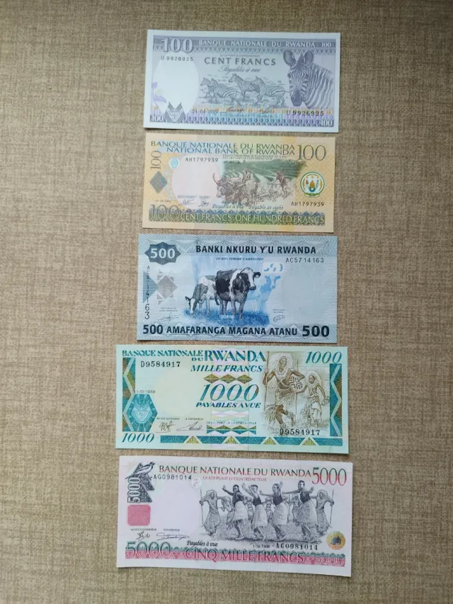 Billetes 🇷🇼 Ruanda 🇷🇼