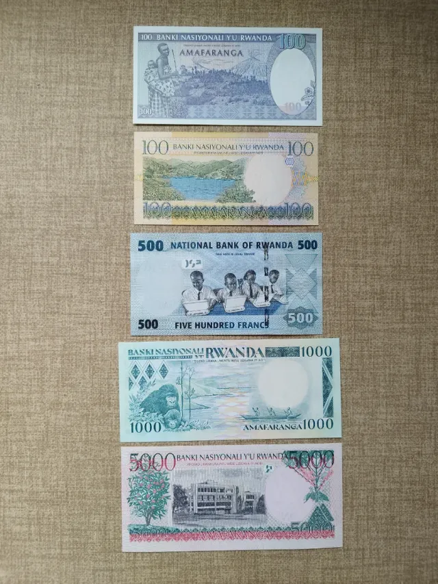 Billetes 🇷🇼 Ruanda 🇷🇼
