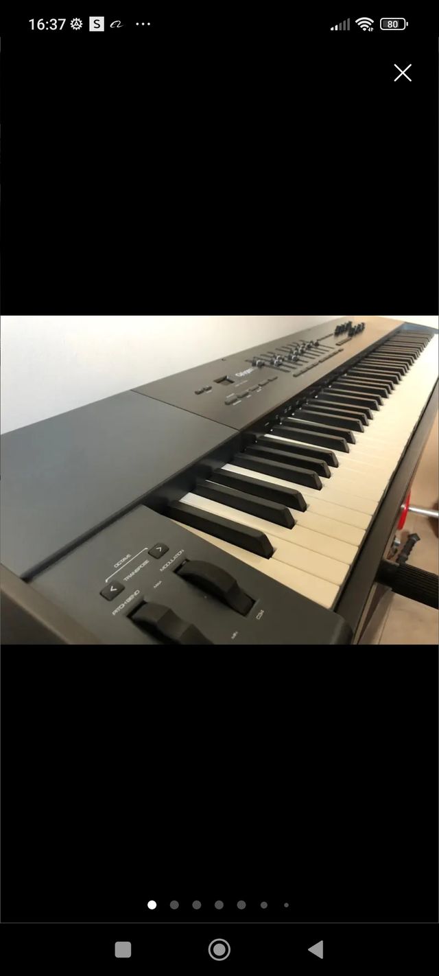 Teclado Controlador MIDI/USB M-AUDIO Oxygen 88