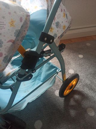 Carrito gemelas muñecas