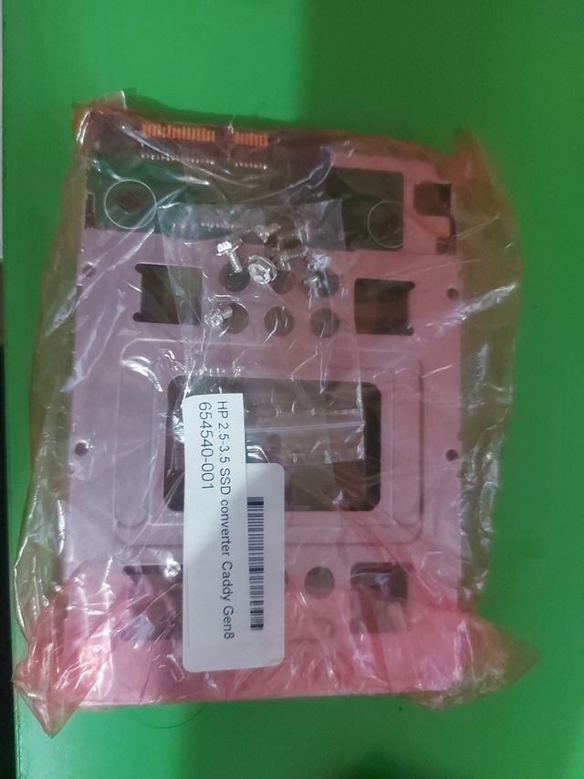 Adaptadora hp ssd caddy gen8 654540-001 2.5 3.5