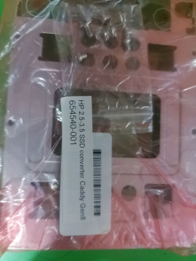 Adaptadora hp ssd caddy gen8 654540-001 2.5 3.5