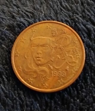 Moneda antigua 5 cts.