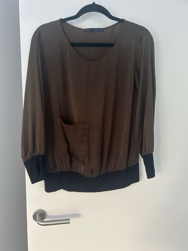 Blusa señora marron