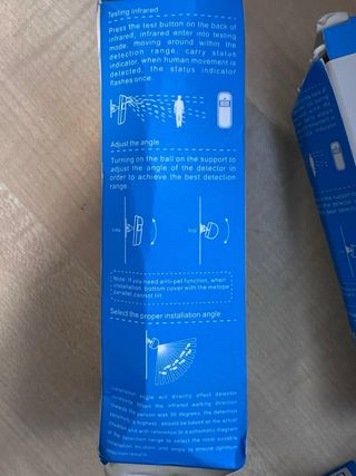 Conjunto 4 sensores detector movimento PIR  NOVO