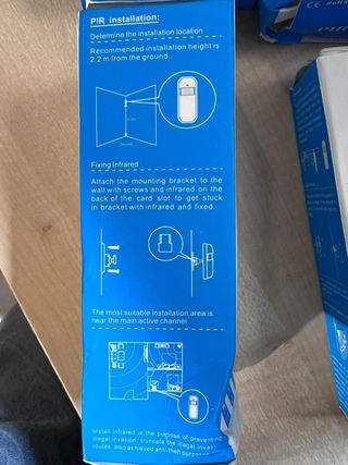 Conjunto 4 sensores detector movimento PIR  NOVO