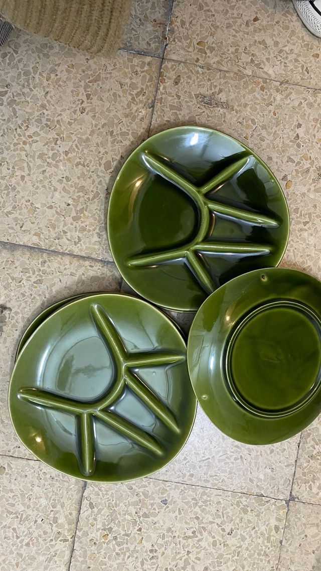 6 Platos de Entremeses Vintage