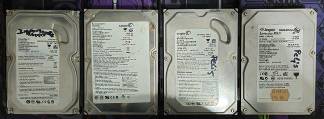 Discos duros hdd viejos