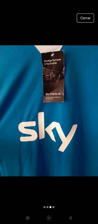 Camiseta fútbol Sky 