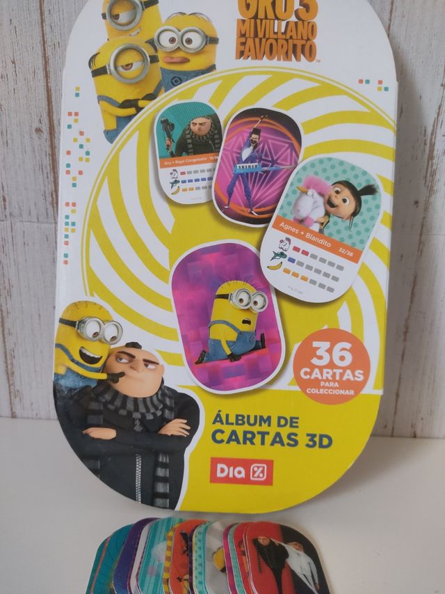 Álbum Cartas trazos Gru 3 mi villano favorito 