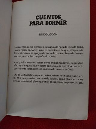 Libro Cuentos para dormir