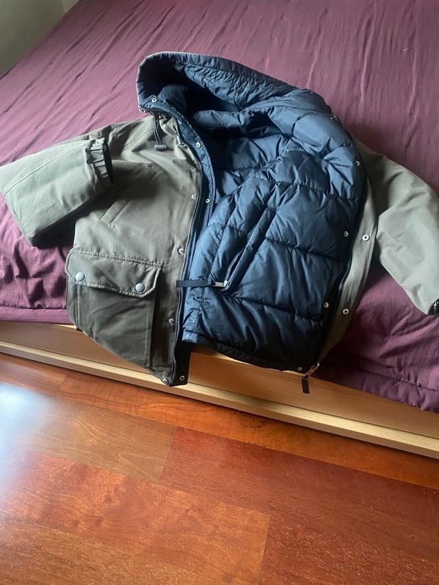 Abrigo acolchado reversible. Zara Man