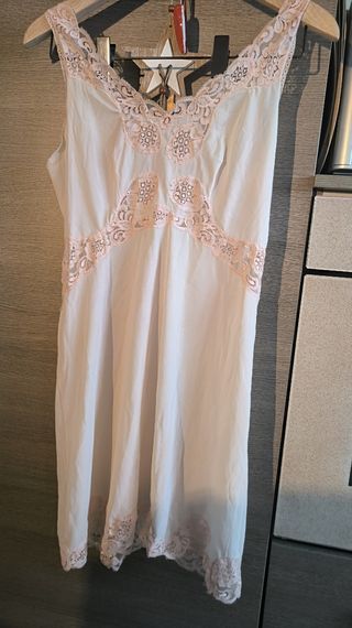 Sottoveste Abito Donna 🌹 Rosa Sexy M