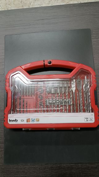 Estuche 62 piezas kwb