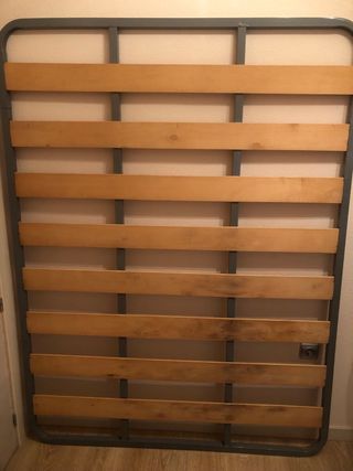 Somier de laminas madera