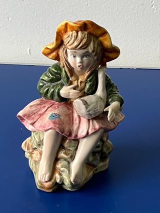 Statua in Ceramica per Arredamenti Vintage