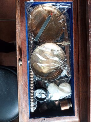 Báscula antigua de farmacia