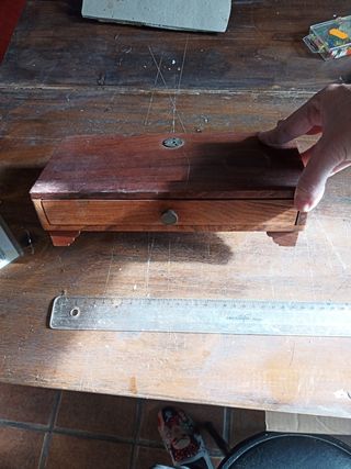 Báscula antigua de farmacia