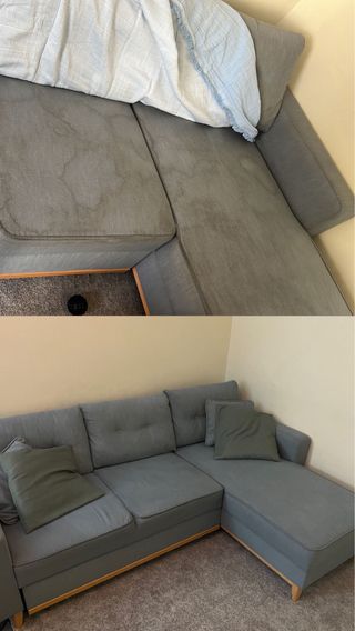 Limpieza de sofa