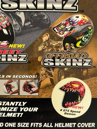Funda decora casco motocross Speed Demon
