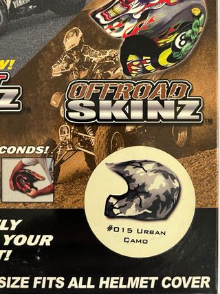 Funda decora casco motocross Urban Camo