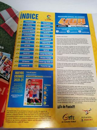 Álbum Cromos La Liga 2020-21 Panini
