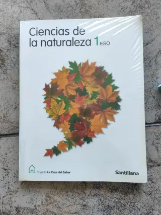 Lote 4 libros de texto Ciencias de la Naturaleza