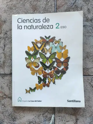Lote 4 libros de texto Ciencias de la Naturaleza