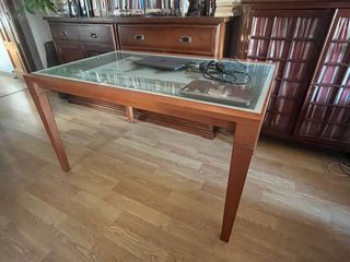 Mesa cristal extensible