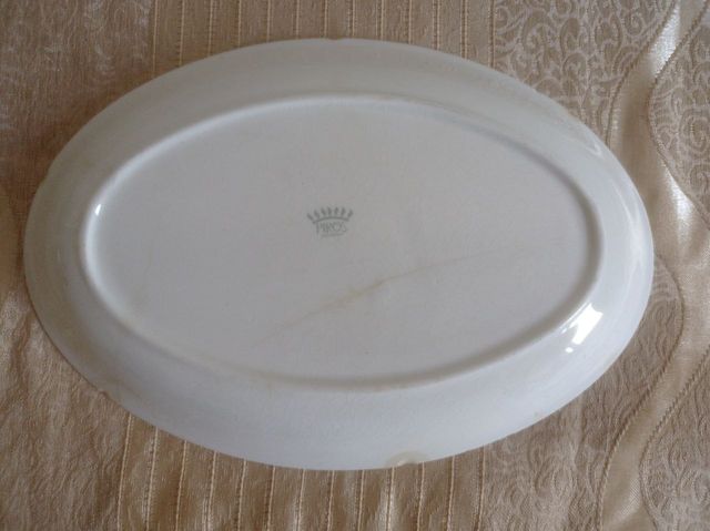 ✨Conjunto plato ovalado y tazón de porcelana✨