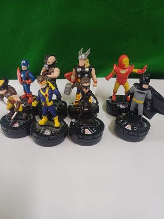 8 personaggi hero clix marvel batman capitan ameri