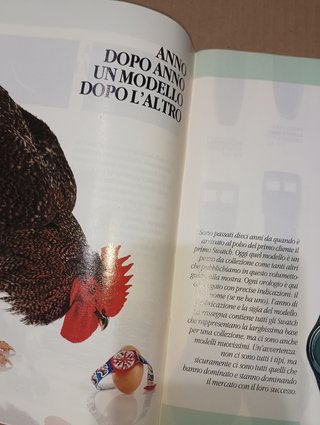 Swatch catalogo mostra 1992 Firenze orologio