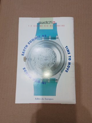 Swatch catalogo mostra 1992 Firenze orologio