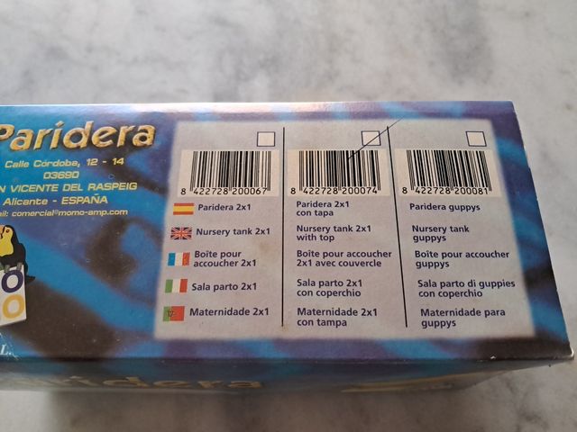 Paridera pata acuario