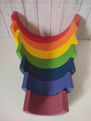 Juego Arcoiris Motorik Regenbogen (no Montessori)
