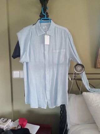 Camisa lino PEDRO DEL HIERRO grande
