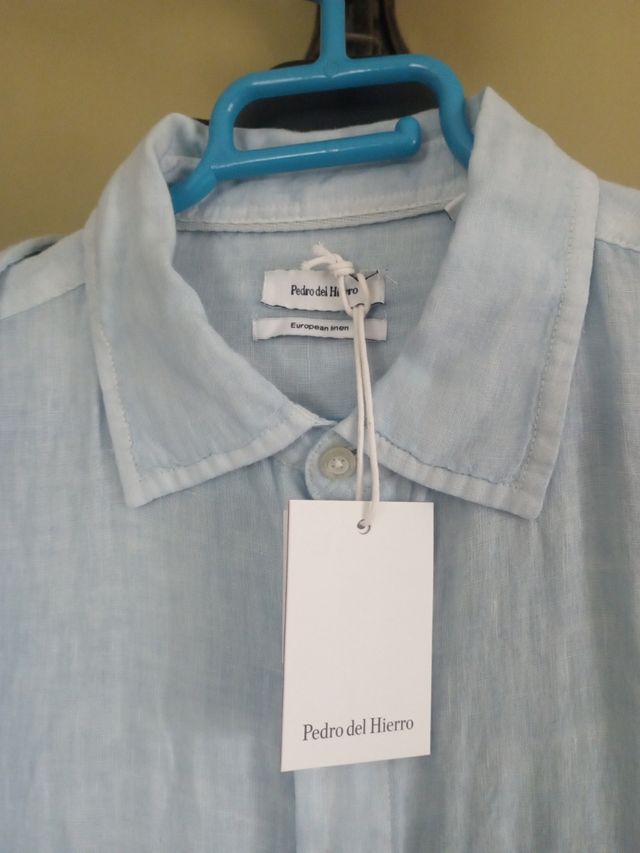 Camisa lino PEDRO DEL HIERRO grande