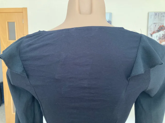 NAF NAF Galate Ml Camiseta, Negro, L para Mujer