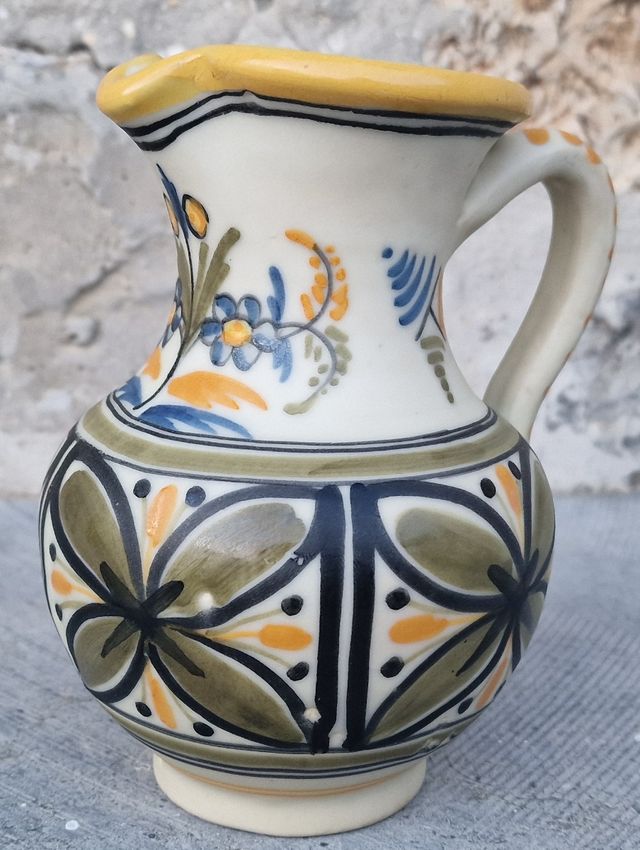 Jarra de cerámica de Talavera, años 90