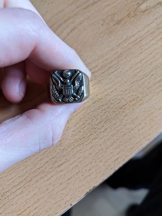 Anillos dorados varios tipos, tipo sello