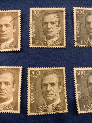 LOTE SELLOS JUAN CARLOS I